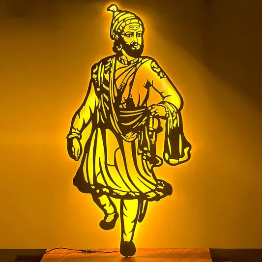 Chhatrapati Shivaji Maharaja Metal Wall Decor