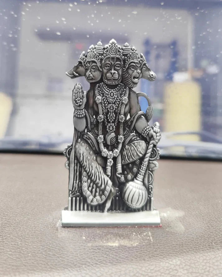 Panchmukhi Hanuman Idol for Car Dashboard & Home Temple