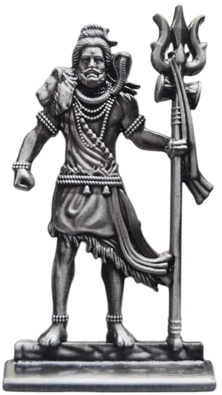 Resin Lord Shiva Statue for Car Dashboard & Home Décor Idols