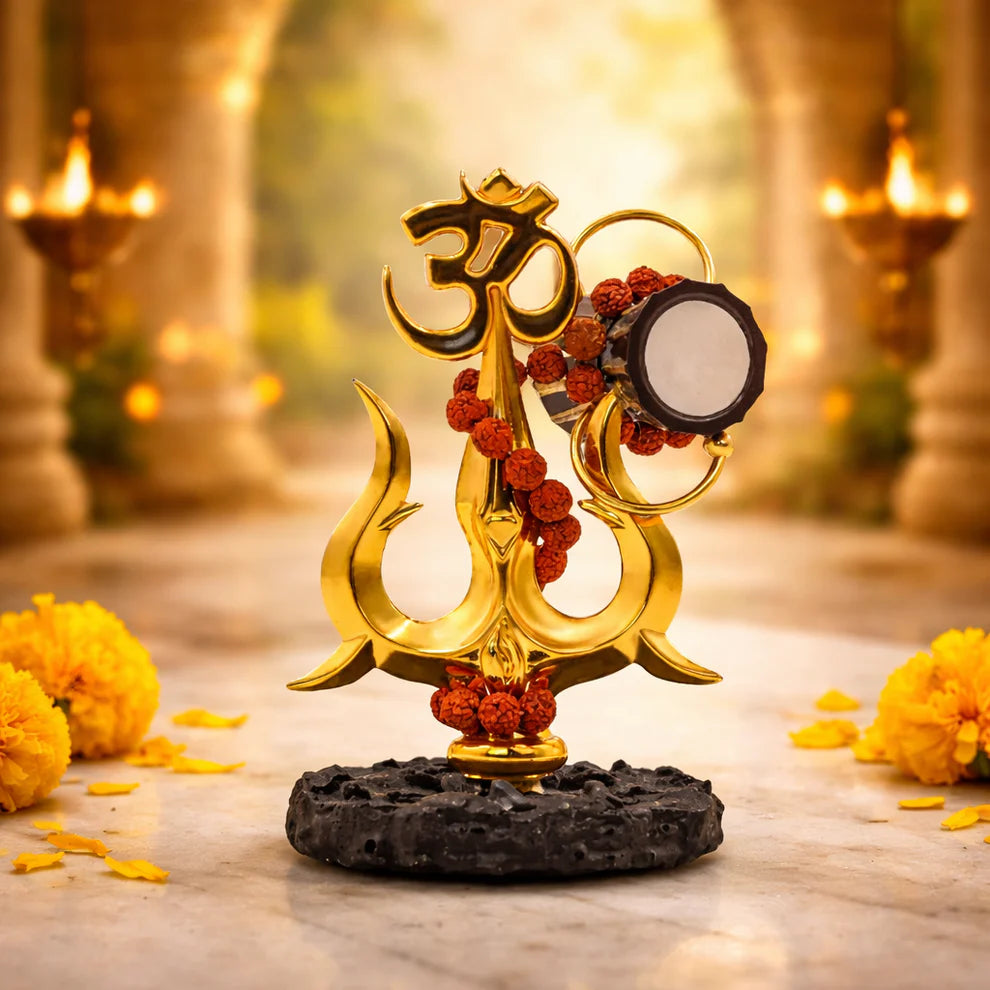 Shiva Trishul with Damru
