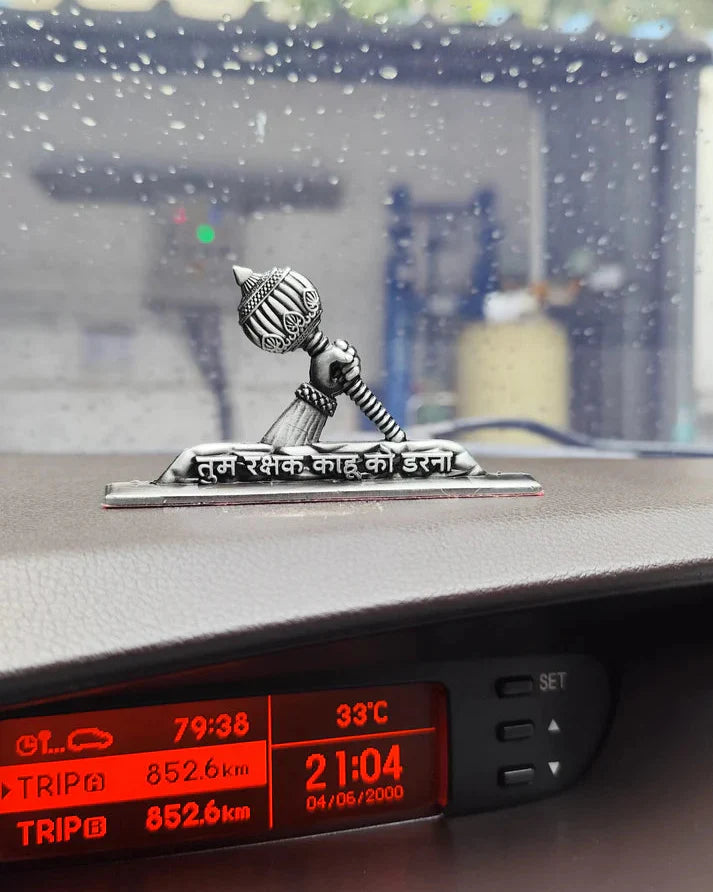 Shree Hanuman Gada Idol for Car Dashboard